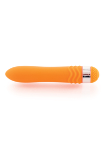 Вибратор Sexus Funny Five, ABS пластик, оранжевый, 14 см