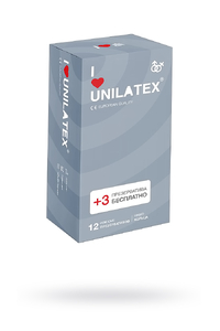Презервативы Unilatex Ribbed №12 ребристые