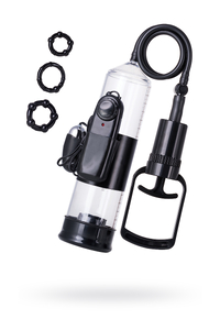 Помпа для пениса TOYFA A-Toys, PVC, Чёрный, 22,8 см