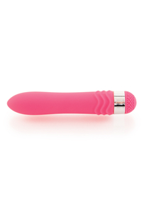 Вибратор Sexus Funny Five, ABS пластик, розовый, 14 см