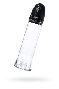 Помпа для пениса Erotist Man up pump, вакуумная, автоматическая, прозрачная, ?8 см
