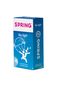 Презервативы SPRING SKY LIGHT - ультра тонкие, №9 ШТ