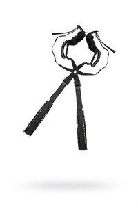Комплект бондажный Romfun Sex Harness Bondage на сбруе, чёрный