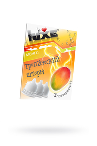 Презервативы Luxe КОНВЕРТ, Тропический шторм, манго, 18 см., 3 шт. в упаковке