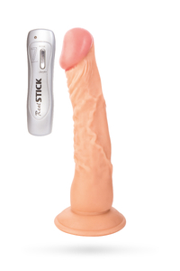 Вибратор TOYFA RealStick Nude реалистичный, 7 режимов вибрации, 22,5 см