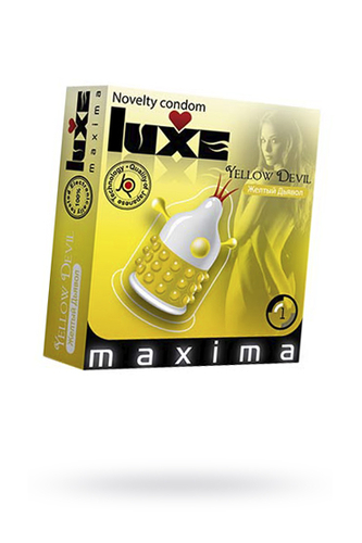 Презервативы Luxe Maxima Желтый дьявол №1, 1 шт