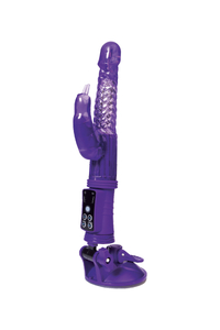 Вибратор с клиторальным стимулятором TOYFA A-Toys  High-Tech fantasy, TPR, Фиолетовый, 24 см