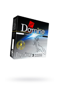 Презервативы Luxe DOMINO Classics ультратонкие, 18 см., 3 шт. в упаковке
