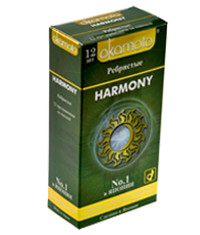 Презервативы Окамото Harmony №12	Ребристые -ШТ