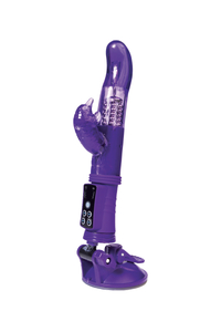 Вибратор с клиторальным стимулятором TOYFA A-Toys  , TPR, Фиолетовый, 22,5 см