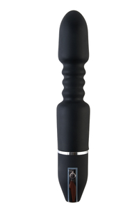 Вибратор TOYFA Black&Red, 10 режимов вибрации, чёрный, 28 см, ?4,5 см