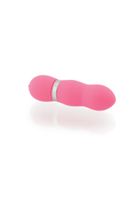 Нереалистичный вибратор Sexus Funny Five, ABS пластик, Розовый, 10,5 см