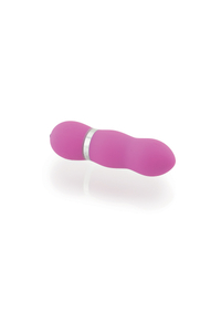 Нереалистичный вибратор Sexus Funny Five, ABS пластик, Фиолетовый, 10,5 см