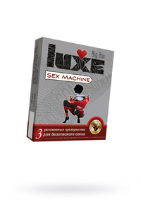 Презервативы Luxe Big Box Sex Machine панель, 18 см., №3, 24 шт.