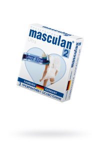 Презервативы Masculan Ultra 2,  3 шт.  Особо тонкие (Ultra Fine)  ШТ