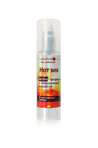 Гель-любрикант HOT SEX возбуждающий, с экстрактом имбиря 55 гр