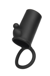 Насадка на пенис TOYFA Black&Red, Силикон, Чёрный, 11 см