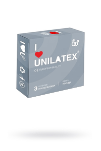 Презервативы Unilatex Ribbed №3 ребристые