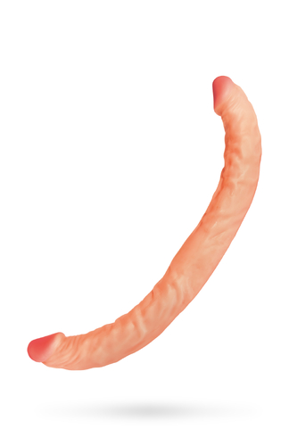 Фаллоимитатор двусторонний TOYFA RealStick Nude реалистичный, 34 см