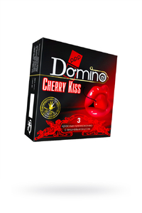 Презервативы Luxe DOMINO PREMIUM  Cherry Kiss 3 шт. в упаковке