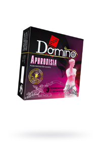 Презервативы Luxe DOMINO PREMIUM Aphrodisia, роза, маракуйя, ваниль, 3 шт. в упаковке