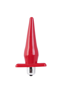 Анальная втулка TOYFA Black&Red, TPR, Красный, 12,7 см
