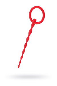 Уретральный плаг TOYFA Black&Red, Силикон, Красный, 16 см