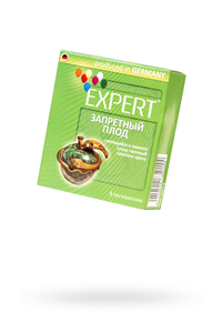 Презервативы Expert ''Запретный плод'' №3, светящийеся в темноте, золотого цвета, супер прочные, 3шт