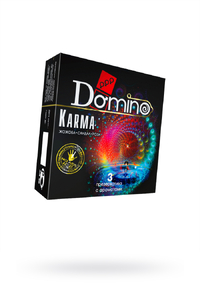 Презервативы Luxe DOMINO PREMIUM Karma, роза, жожоба и сандал,  3 шт. в упаковке